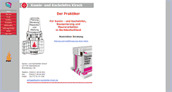 Desktop Screenshot of kamin-kachelofen-kirsch.de